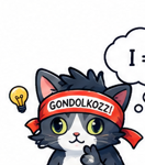 Vicces tanulási ikon: cat-thinker